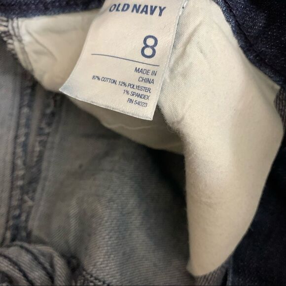 Old Navy "The Diva" Blue Denim Jean Shorts -Cuffed Size 8 - Picture 6 of 8